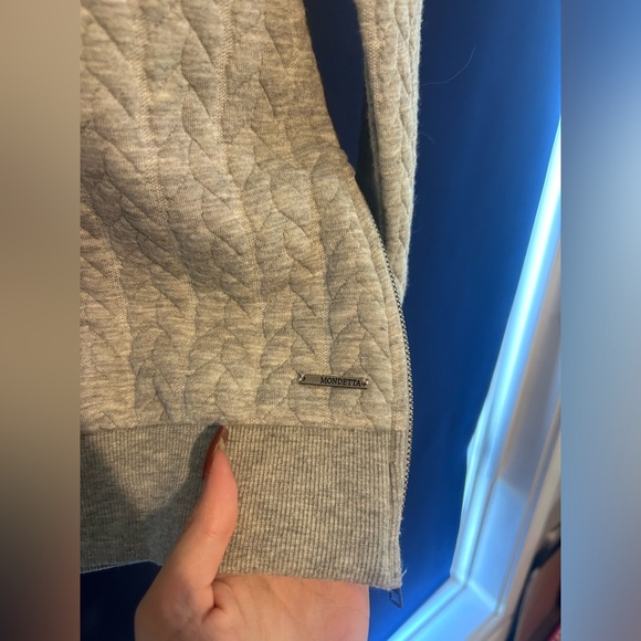 MONDETTA zipper crew neck xs - Picture 4 of 4